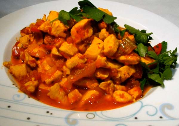 Sauteed chicken