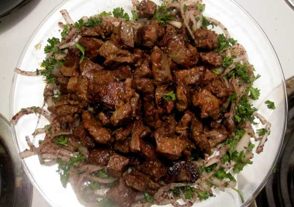 Braised meat